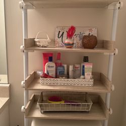  Adjustable Freestanding Over-the-Toilet Storage