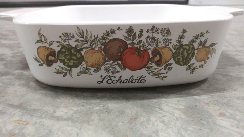 L'Echalote Baking Dish Vintage Pyrex 1 Quart