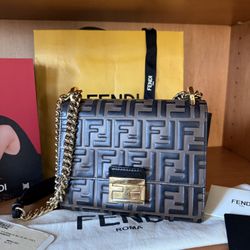Fendi Kan U Small Crossbody Bag