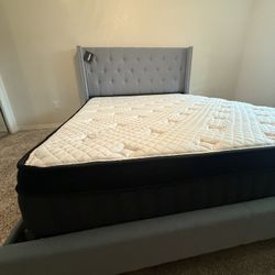 New Queen Bed Frame + Quality Mattress