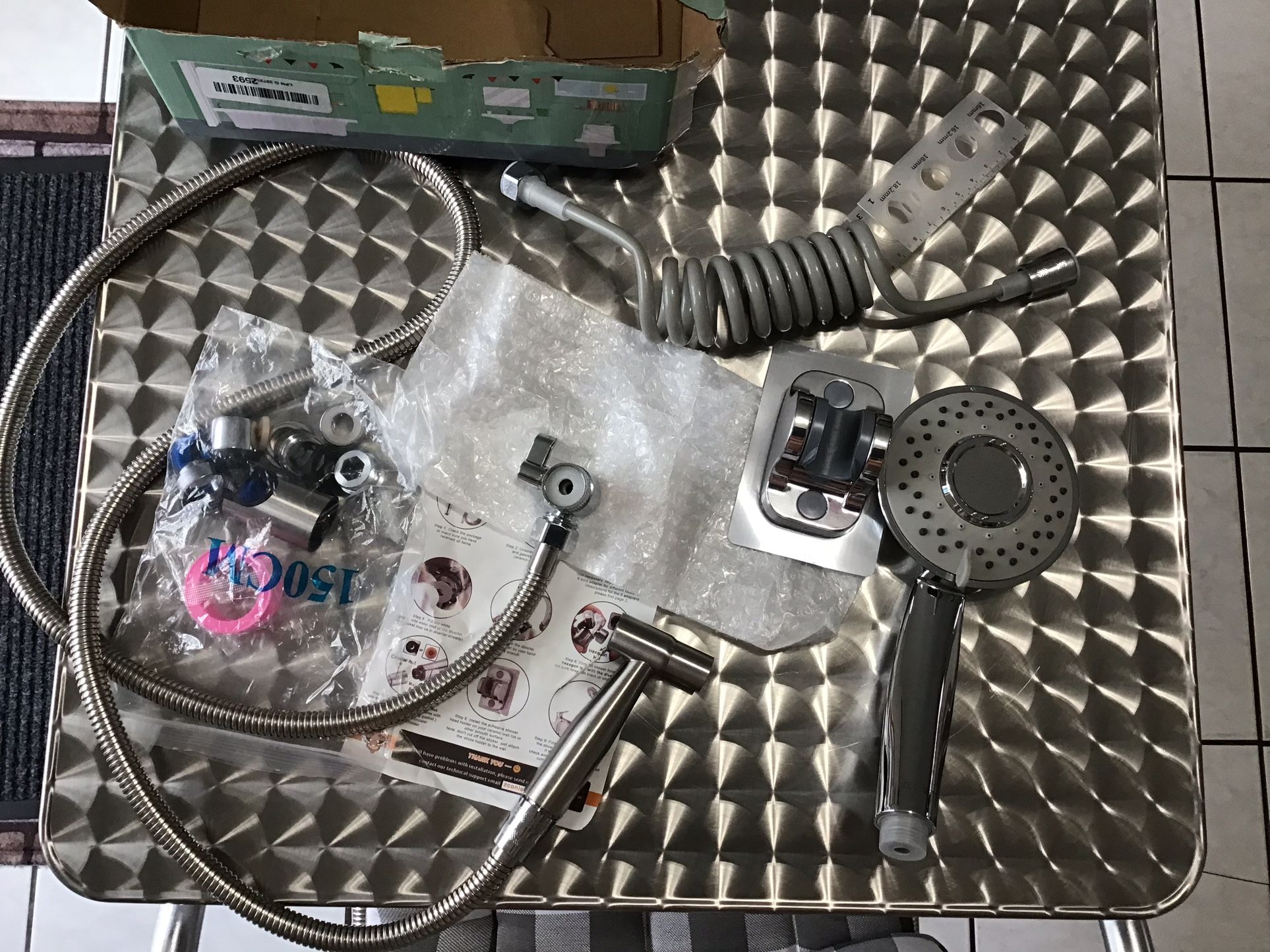 different types of new parts and showers