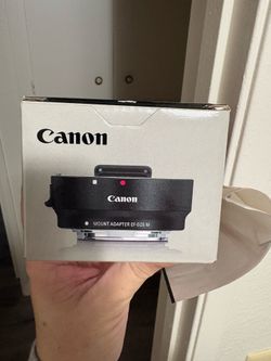 Canon mount adapter EF-EOS M