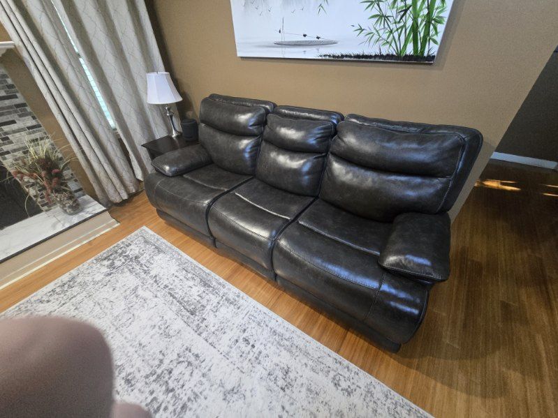 Leather Couch/Sofa, Love seat and Chair Set - Power Recliners