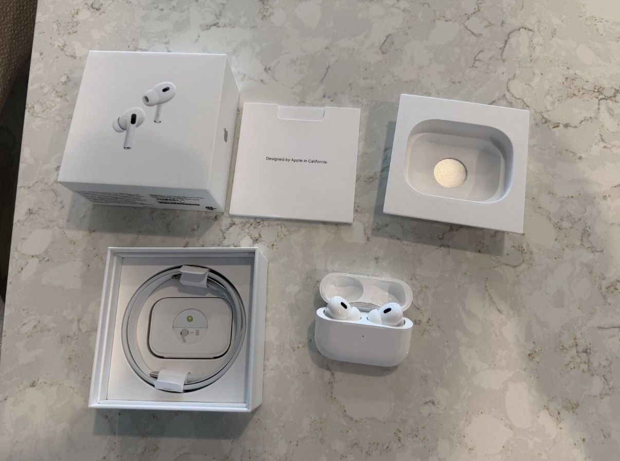 AirPods Pro 2 Style Wireless Headphones with Active Noise Cancellation