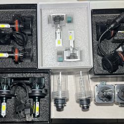 9006/9007/9005/9004/H13/H11/H9/H8/H7/H4/H1/Hb3/Hb4 6000k Super Bright White Led/Hid D1s/D2s/D3s/D4s/D5s 