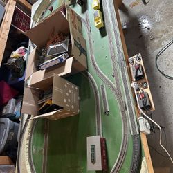 HO train layout