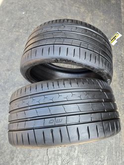 2. PCS OF TIRES. CONTINENTAL EXTREMECONTACT SPORT SIZE 275/30/20