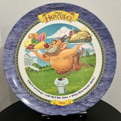 Vintage Phil Hercules Plate Disney Plastic Sun Coast