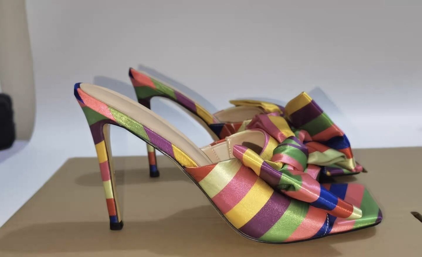 Rainbow-colors High Heels