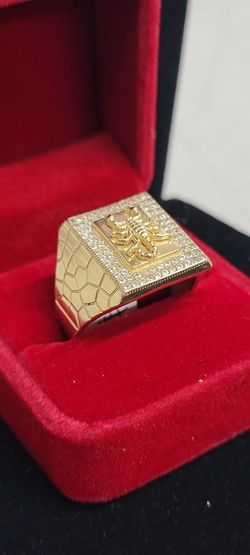 Nugget Scorpion Ring $800