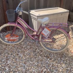 Girls Nel Lusso Cruiser Bike 