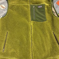 PATAGONIA DEEP PILE FLEECE VEST JACKET MEN SZ Xl