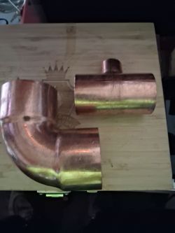 Unused copper fittings