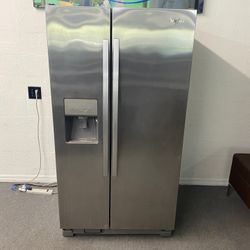 Whirlpool Side-By-Side Refrigerator Stainless Steel