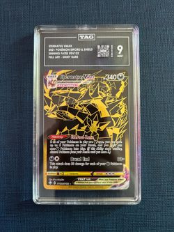 Pokémon Eternatus VMAX SV122 Shining Fates Shiny Vault Full Art Holo TAG 9