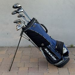 Dunlop Srixon Men’s Golf Club Set w Golf Bag 5-PW, Driver, 3 & 5 Wood, Hybrids, Putter & BAG