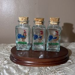 Rooster Spice Jars