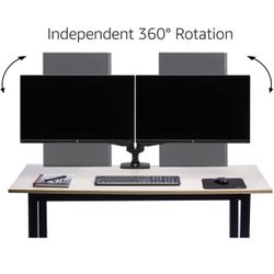 Dual Side By Side Monitor Mount (Amazon Basics)