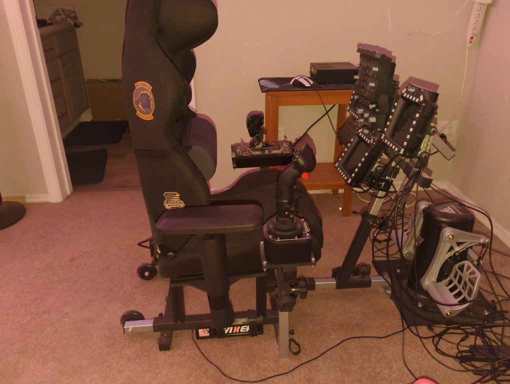 SimFab Chair and Monitor