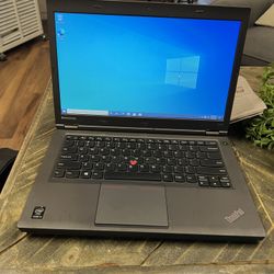 Lenovo ThinkPad T440p 14” Laptop 2.6ghz Core i5-4210M 8GB RAM 256gb SSD Webcam WiFi Wndows 10 Pro