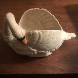 Ceramic Swan Planter