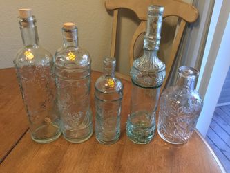 Decorative Glass Bottles From Spain