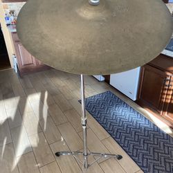 Ludwig Boom Stand  And Zildjian  Ride Symbol