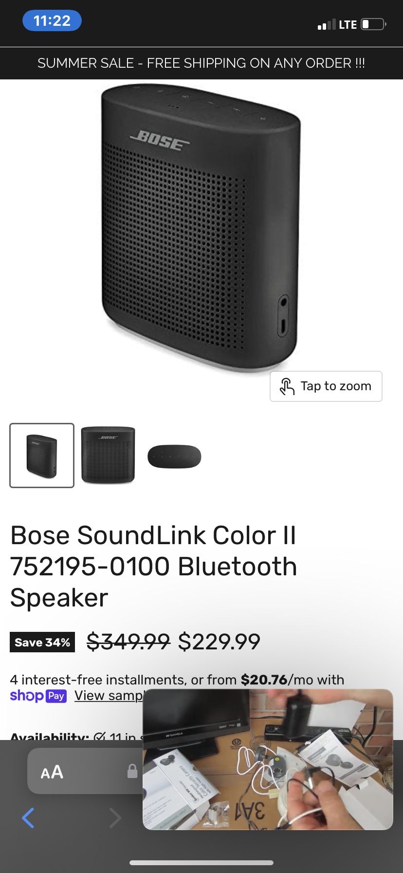 Bose Sound Link Color 2 