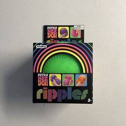 Needoh Super Ripples - Big Squish Green - SEALED
