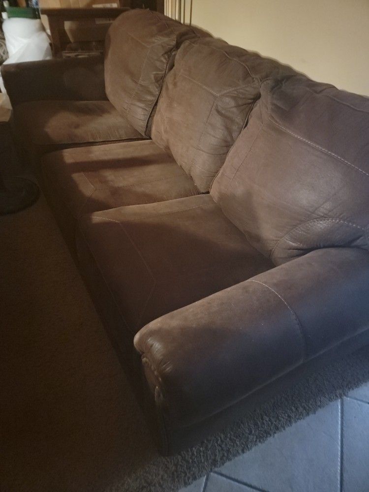 Medium Brown Queen Sofa Bed