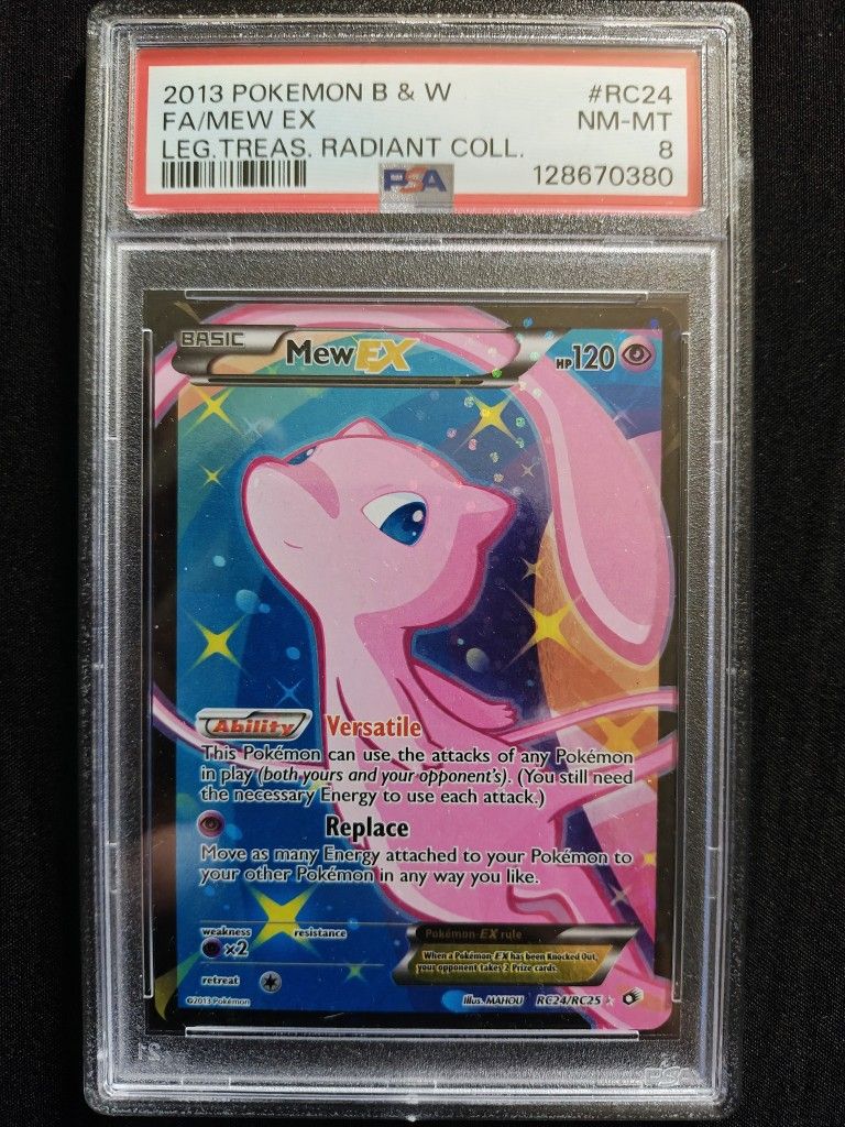Pokemon Mew EX PSA 8 Radiant Collection