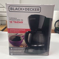 Black+ Decker 12 Cup Programmable, Coffee Maker