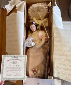 Ashton Drake Full Porcelain Doll “Garden Walk”