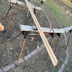 Vtg 6”x2 1/2” Solid Oak Handrail OBO