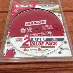diablo general purpose wood blade 2 pack
