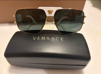 Versace Aviator Sunglasses with Case