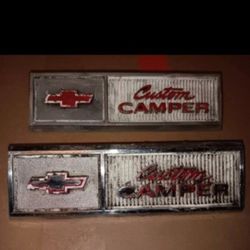 Chevy C10 Camper Special Badges (RARE)