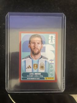 2026 FIFA World Cup Panini Sticker Red Parallel Lionel MESSI ARG17
