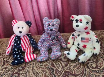 Patriotic Beanie Babies