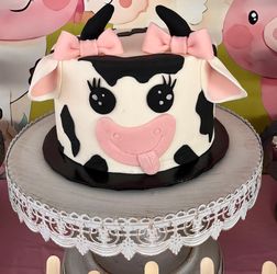 Cow birthday dummy , Fake cake Not Edible Make Me A Offer