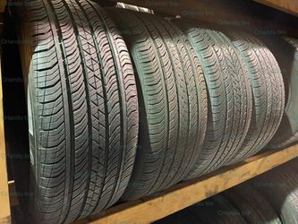 X131 225 50 18 95V Continental ProContact TX SSR —4 used tires 80% life