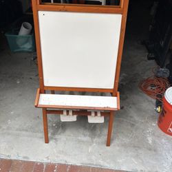 Whiteboard chalkboard A-frame