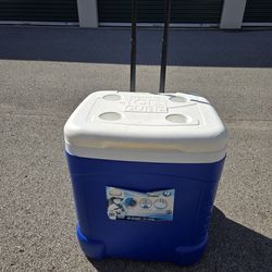 Igloo 60qt Cooler On Wheels."CHECK OUT MY PAGE FOR MORE DEALS "