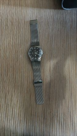 Skagen Watch Men Titanium With Black Sphere 