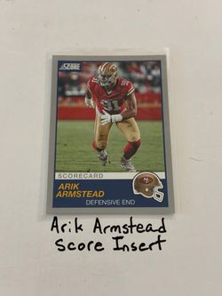 Arik Armstead Jacksonville Jaguars DE Score Short Print Insert Card.