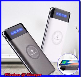 Hot Sale! Portable Power Bank + Wireless charger Super Fast Charge High Capacity 10000MAH; for All Smartphones