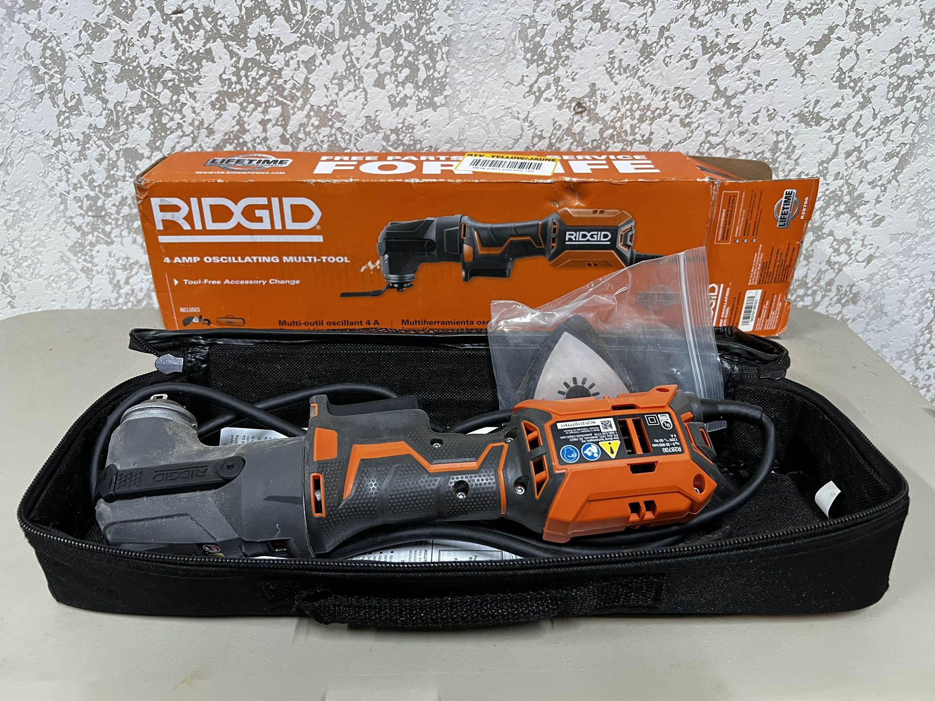 Ridgid Amp Corded Oscillating Multi-Tool for Sale in Conroe, TX OfferUp