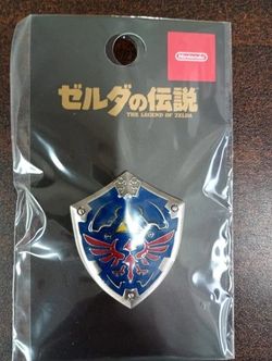 Rare Nintendo Official Limited Zelda Hylian Shield Pin