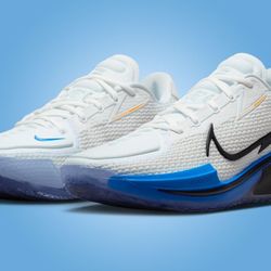 Nike GT Cut 1 White Blue SIZE 10.5