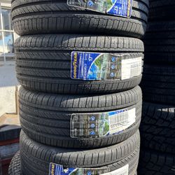 215/45/17 Goodyear   New Tires Set Of 4 Installed And Balanced Set De 4 Llantas Nuevas Instaladas Y Balanceadas